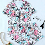 DreamEase™ Printed Pajama Set