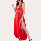Leopard Deep V Neck Nightwear