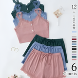 LunaLace – Women's Lace Trim Pajama Set