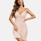 Lace Trim Full Slips Under Dresses