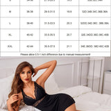 Lace Nightgown V Neck Soft Chemise