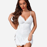 Soft Ruched Chemises Lingerie