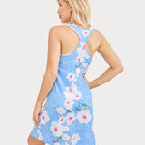 Printed Chemise Racerback Sleep Dress