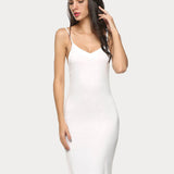 Full Slips Nightgown V Neck Dress