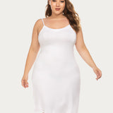 Full Slips Nightgown V Neck Dress