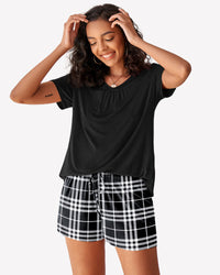 Small Black Plaid