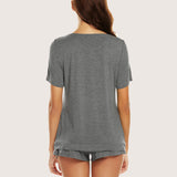 Short Sleeve Shorts Pajama Set