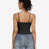 Double Lined Tank Tops Basic Crop Top
