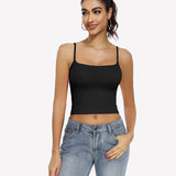 Double Lined Tank Tops Basic Crop Top