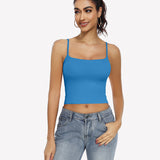 Double Lined Tank Tops Basic Crop Top