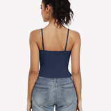 Double Lined Tank Tops Basic Crop Top