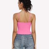 Double Lined Tank Tops Basic Crop Top