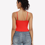 Double Lined Tank Tops Basic Crop Top