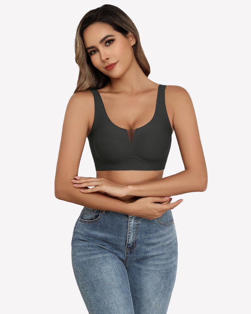 Seamless Deep V Comfort Bra