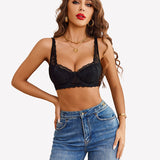 Lace Bralettes Demi Push Up Underwire Bra