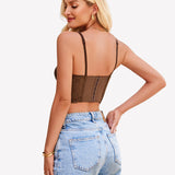 Underwire Tops Push Up Bustier No Padded