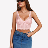 Underwire Tops Push Up Bustier No Padded