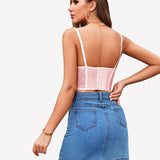 Underwire Tops Push Up Bustier No Padded