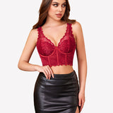 Underwire Tops Push Up Bustier No Padded