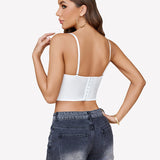 Bustier Tops V Neck Lace Bralettes Corset