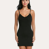 Full Slip Strap Mini Dress Shapewear