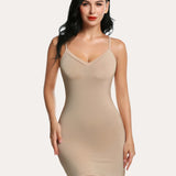 Full Slip Strap Mini Dress Shapewear