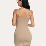 Full Slip Strap Mini Dress Shapewear