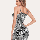 Full Slip Strap Mini Dress Shapewear