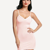 Full Slip Strap Mini Dress Shapewear