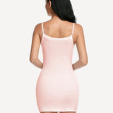 Full Slip Strap Mini Dress Shapewear