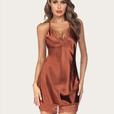 Wedding Satin Lace Full Slips Sleepwear