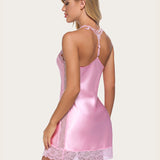 Wedding Satin Lace Full Slips Sleepwear
