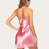 Satin Lace Full Slips Sleepwear