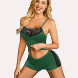 Leopard Lace Pajamas Set