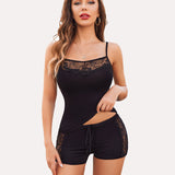 Leopard Lace Pajamas Set