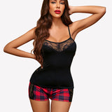 Leopard Lace Pajamas Set