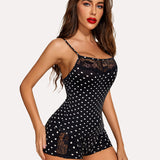 Leopard Lace Pajamas Set