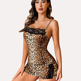 Leopard Lace Pajamas Set