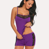 Lace Pajamas Set Shorts Sets
