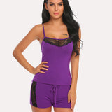 Leopard Lace Pajamas Set