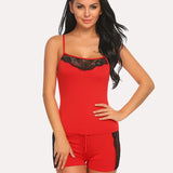 Lace Pajamas Set Shorts Sets