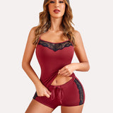 Leopard Lace Pajamas Set