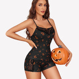 Leopard Lace Pajamas Set
