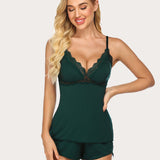 Lace Cami PJS Set Pajama Set