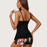Lace Leopard Sleepwear Pajama Set