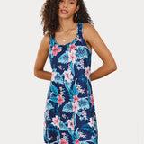 Printed Chemise Racerback Sleep Dress