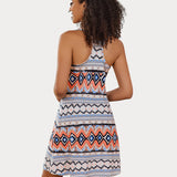 Printed Chemise Racerback Sleep Dress
