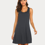 Racerback Tank Dress Nightgown