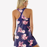 Printed Chemise Racerback Sleep Dress