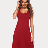 Racerback Tank Dress Nightgown